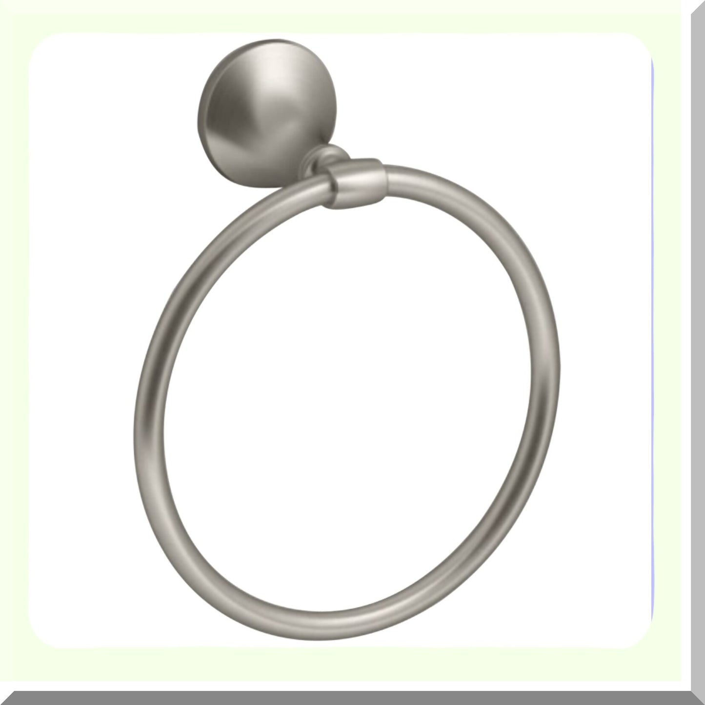 Elliston Towel Ring Brushed Nickel