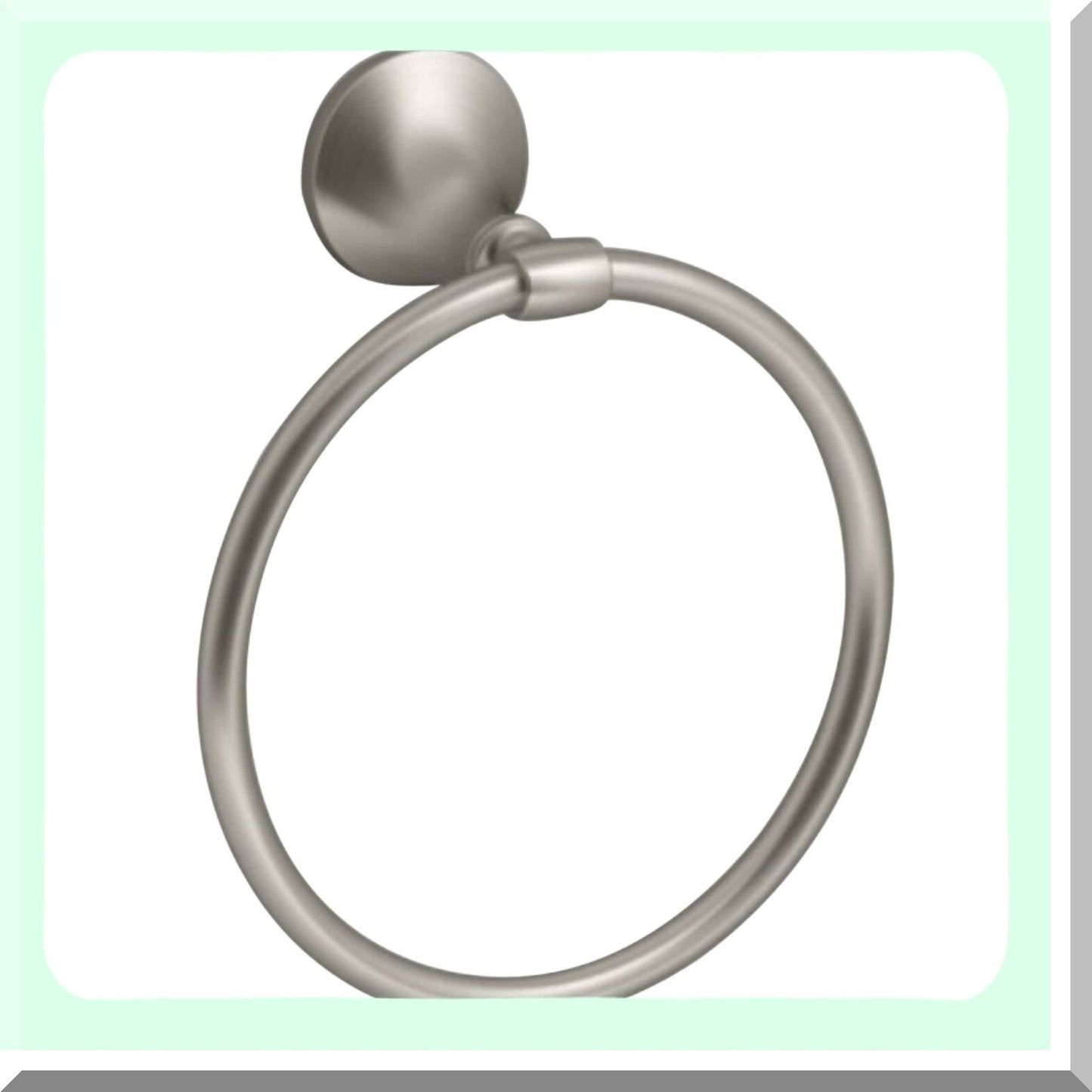 Elliston Towel Ring Brushed Nickel