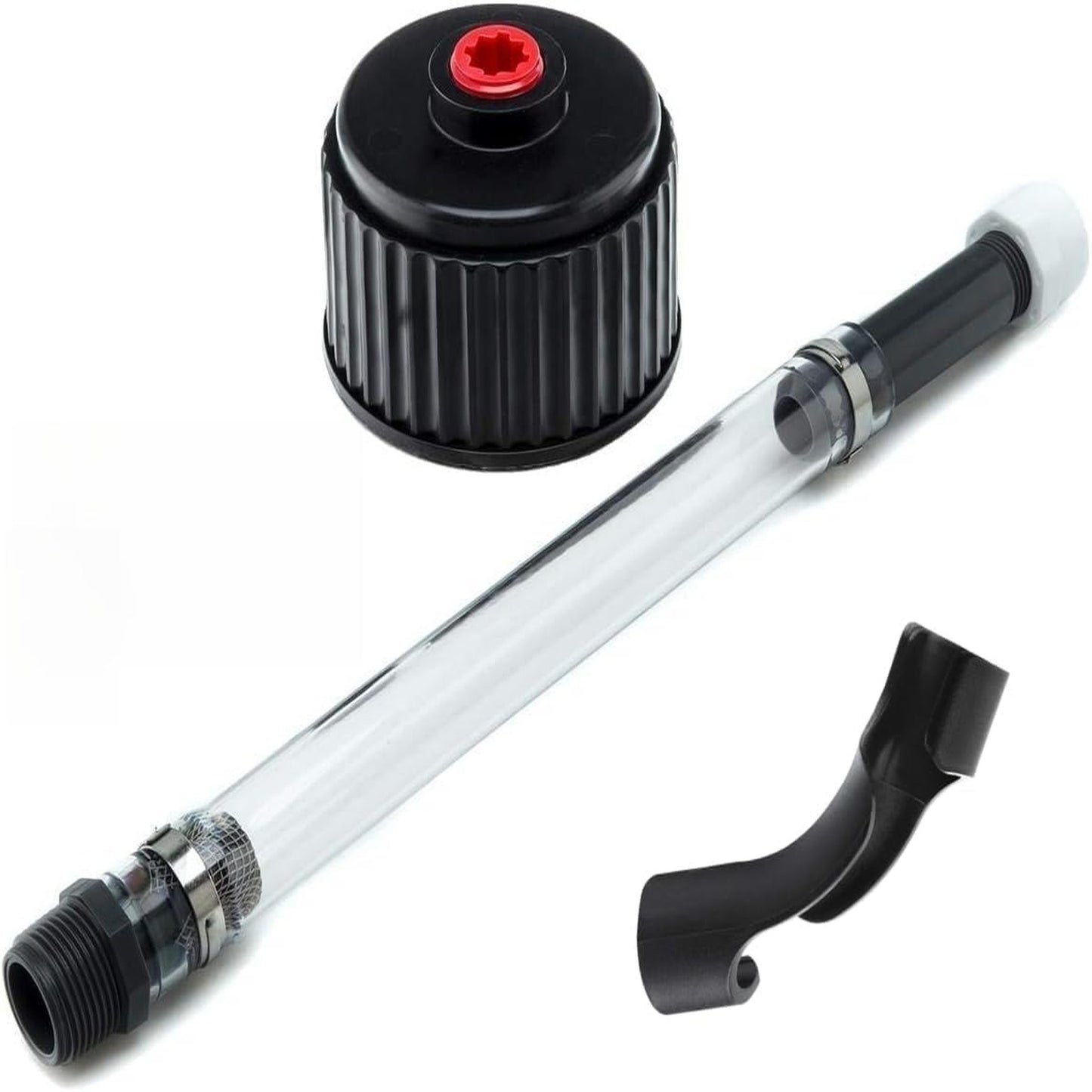Racing Fuel Jug Hose and Cap Kit with Enhanced Filter Design