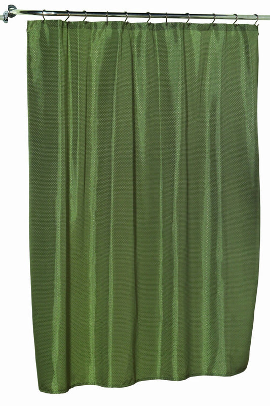 Polyester Dobby Shower Curtain 70x72 Sage
