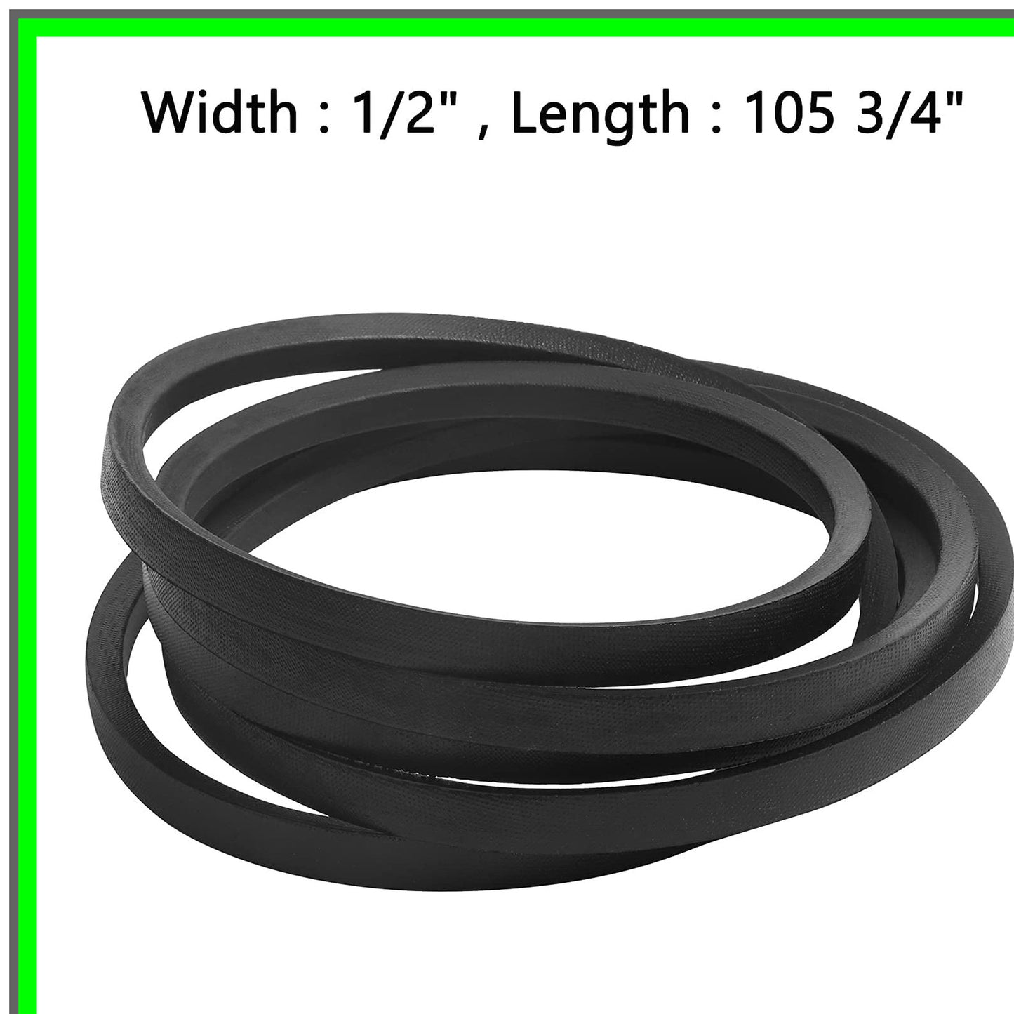 46-Inch Riding Mower Deck Drive Belt Replacement for Poulan Models