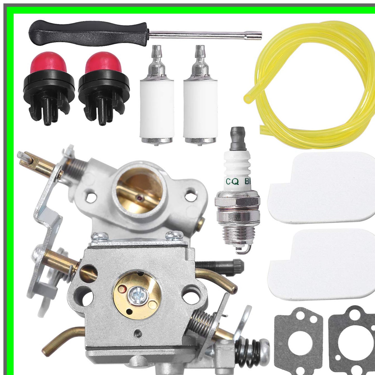 Carburetor Kit for Poulan Pro Chainsaws with Air Filter and Tools