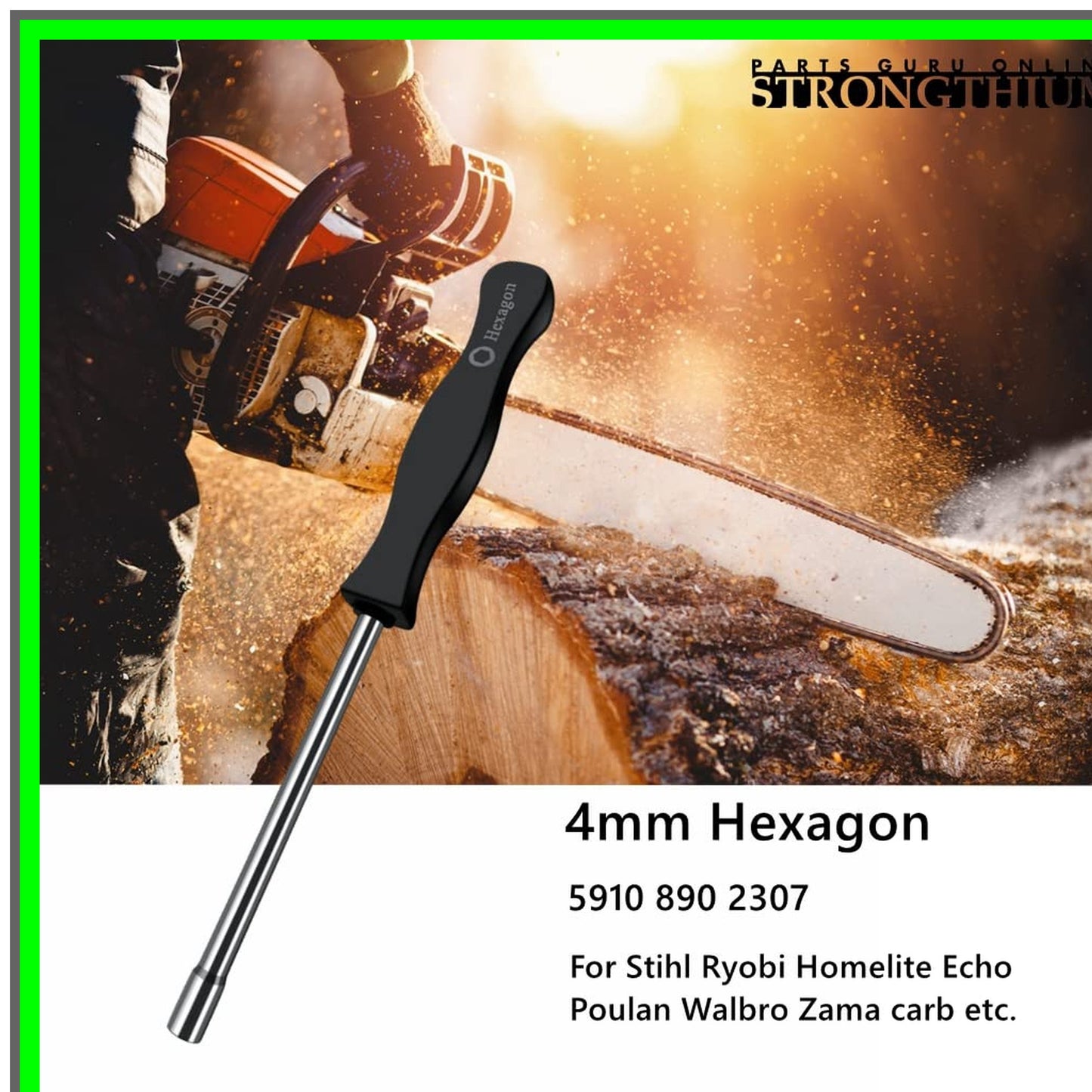 Hexagon Carburetor Adjustment Tool for Chainsaws and Trimmers