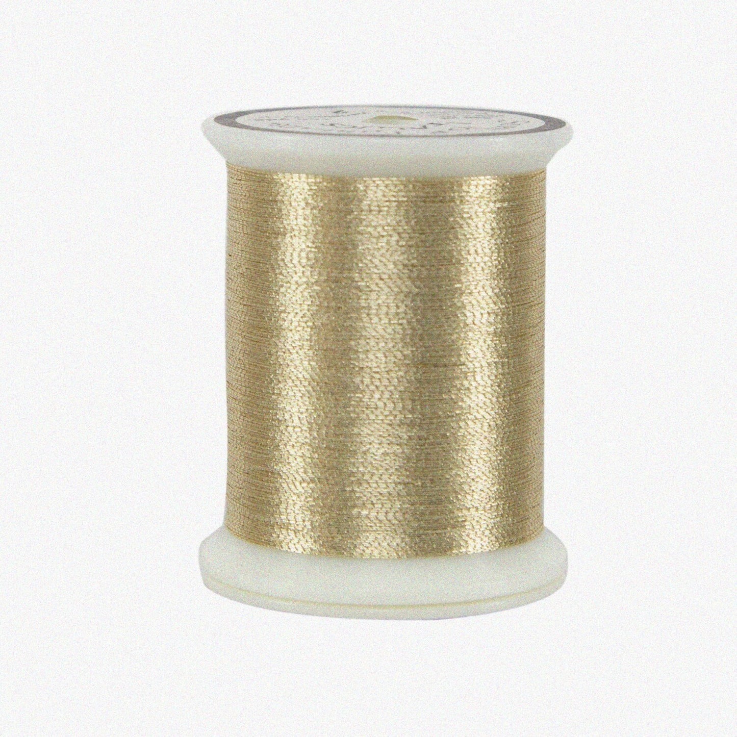 Metallic 40-Weight Embroidery Quilting Thread Spool 500 Yards Light Gold