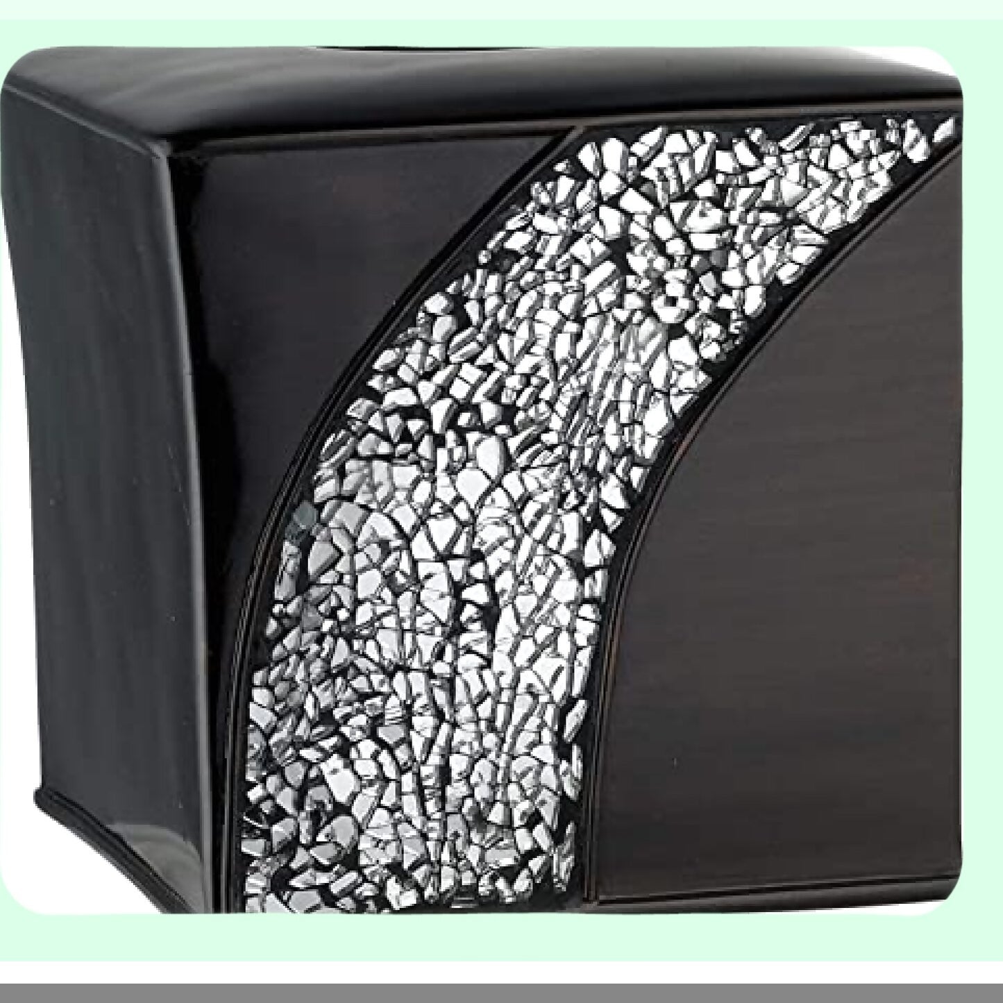 2pc Brown Bathroom Accessories Set