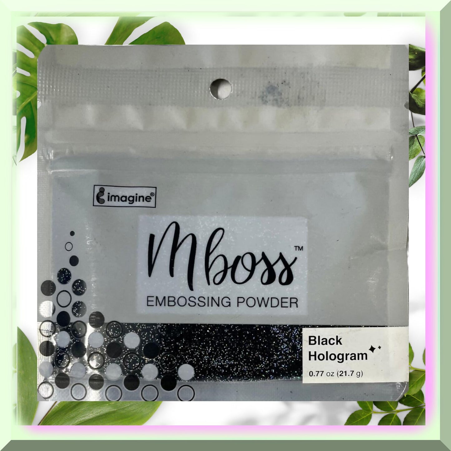 Black Hologram Embossing Powder 21g