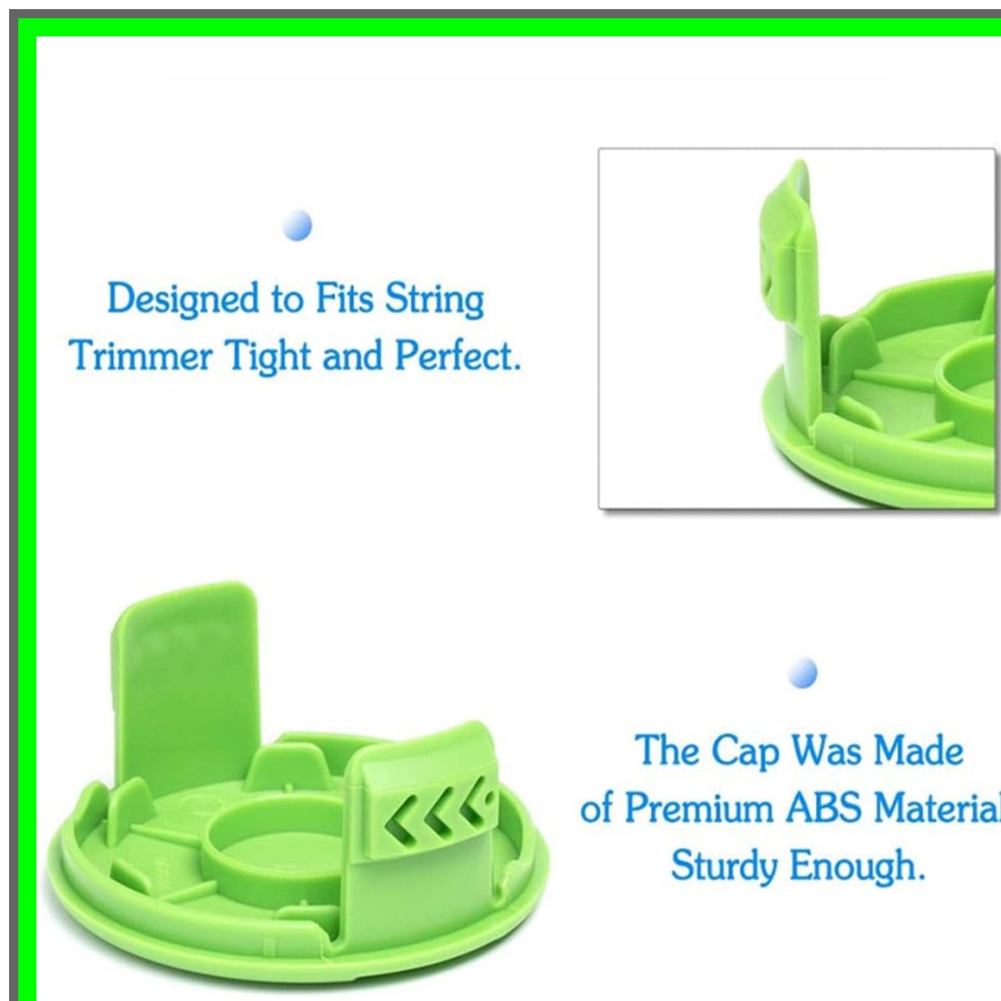 Greenworks Trimmer String Replacement Kit with 8 Spools and Cap