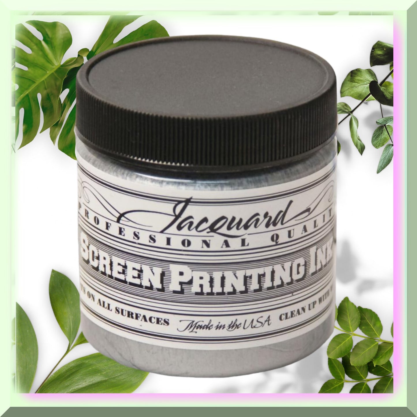 Silver Metallic Screen Printing Ink 4oz