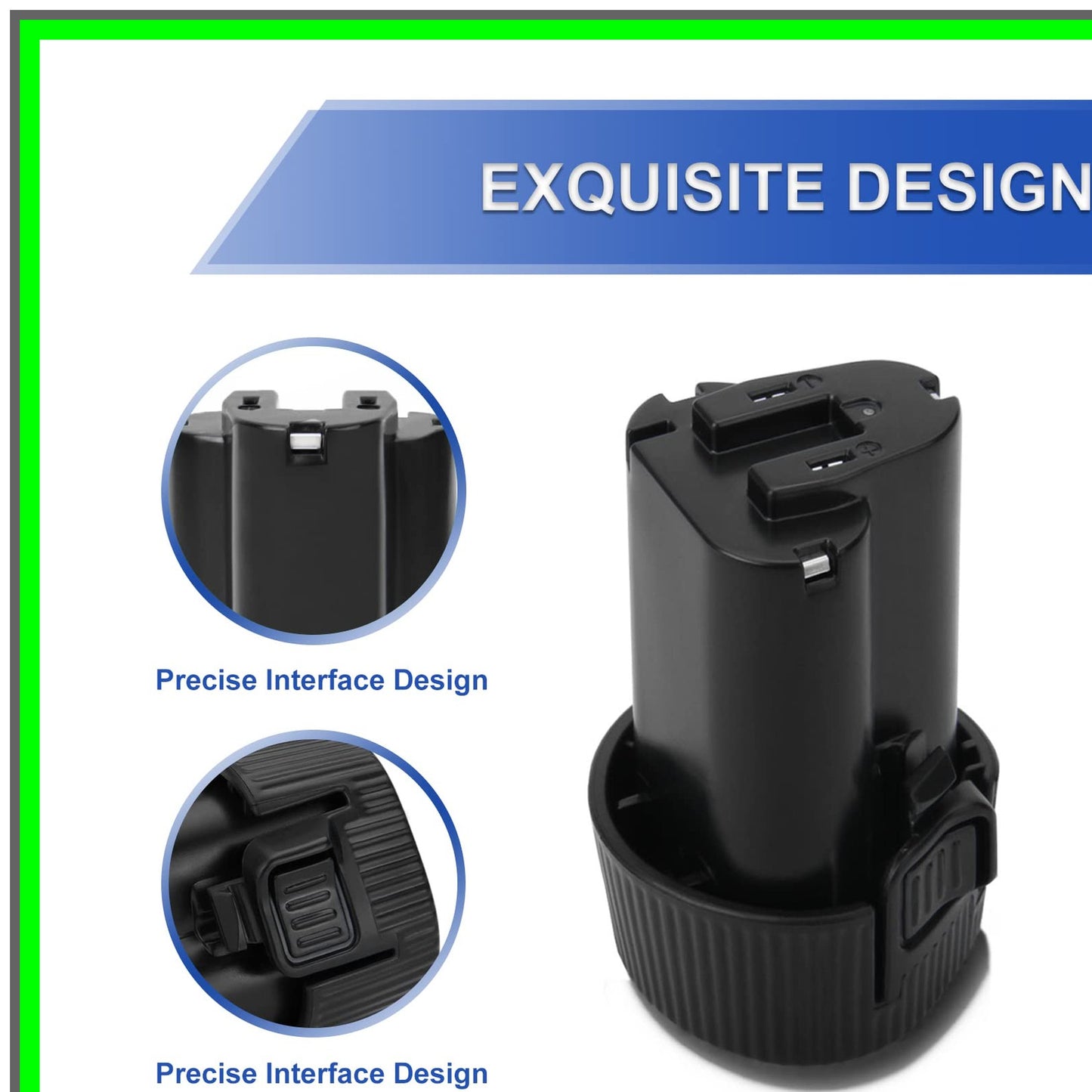 Dual 3.5Ah 10.8V Lithium Battery Pack for Makita 12V Max Tools