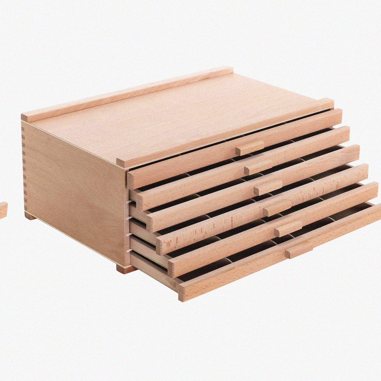 U.S. 6 Drawer Wooden Artist Storage Box