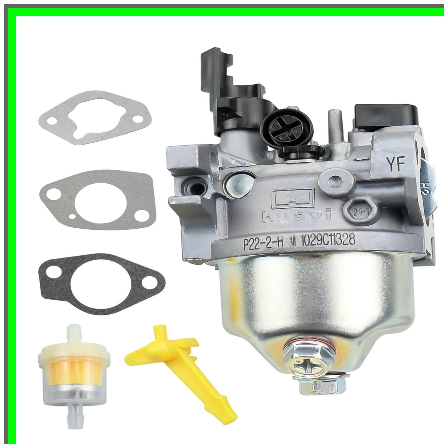 Champion 27Ton Carburetor Replacement for 224cc Log Splitter with Gasket