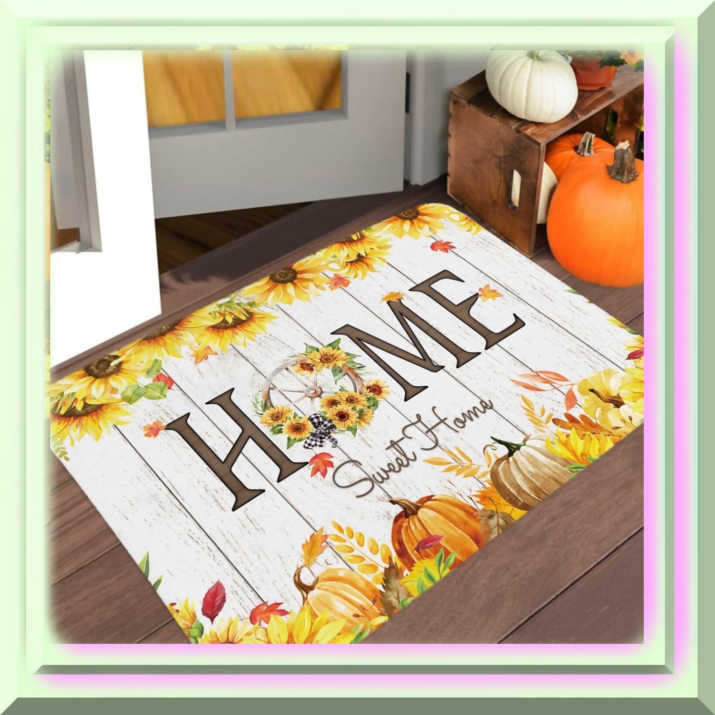 Sunflower Bath Mat 29x17 Inches