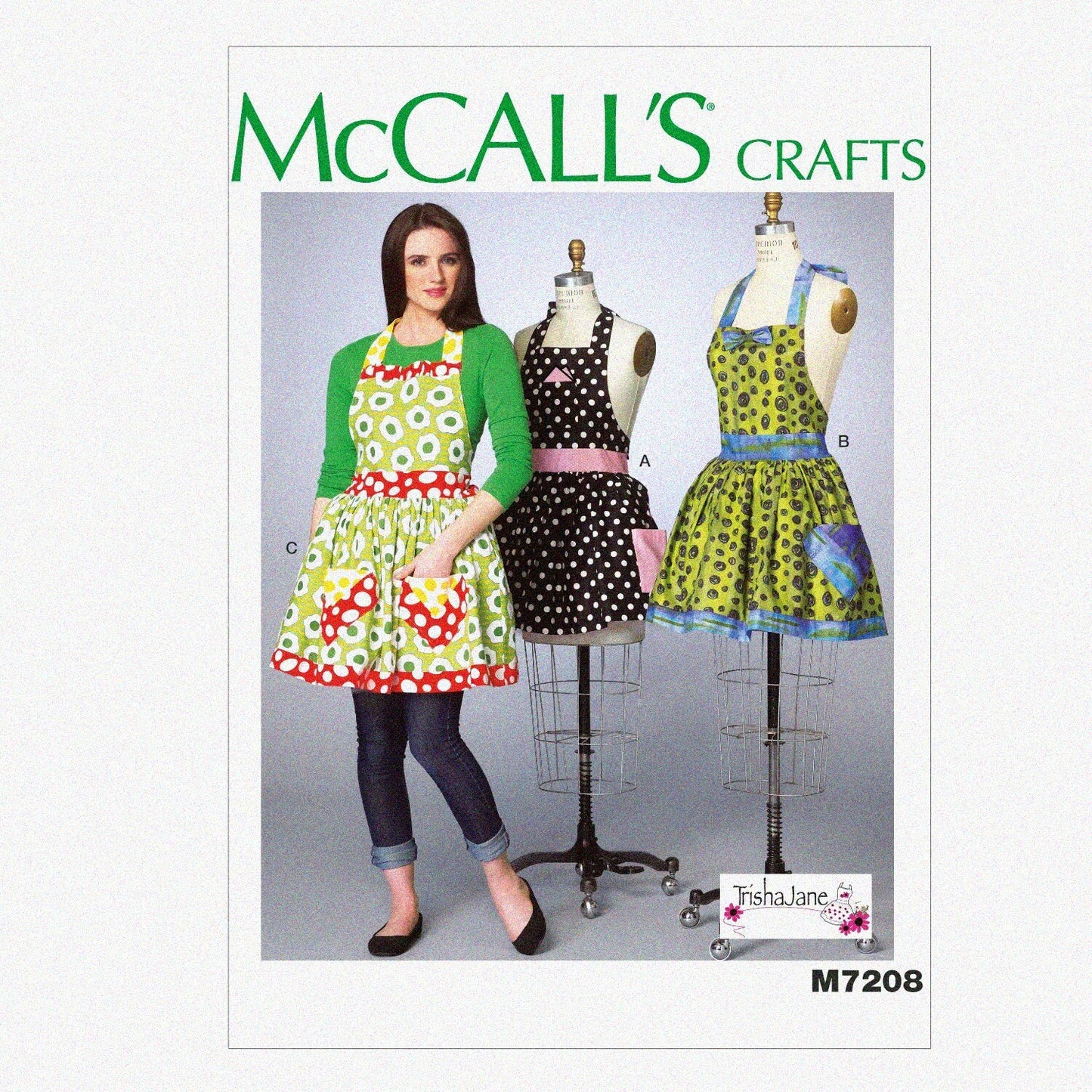 Misses' Aprons and Petticoat Sewing Pattern XS-XL