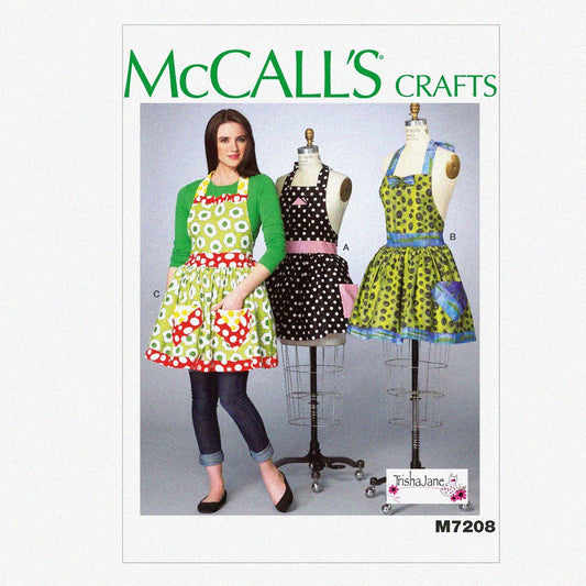 Misses' Aprons and Petticoat Sewing Pattern XS-XL