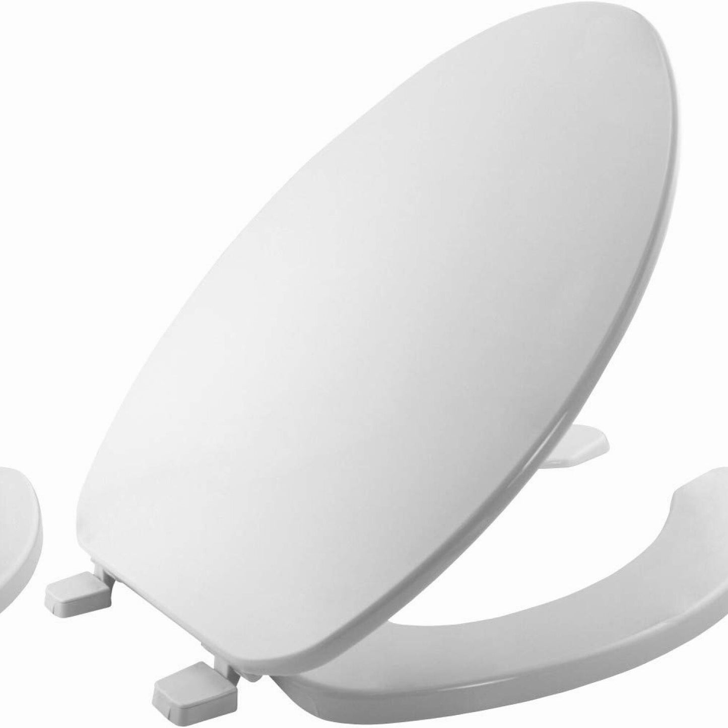175,000 Commercial Open Front Tet Seat, White, Elongated