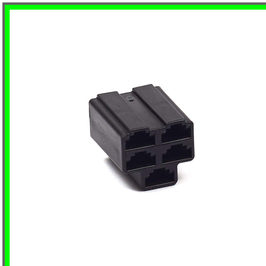 Black 5 Terminal Connector Compatible with Reliable Electrical Connections