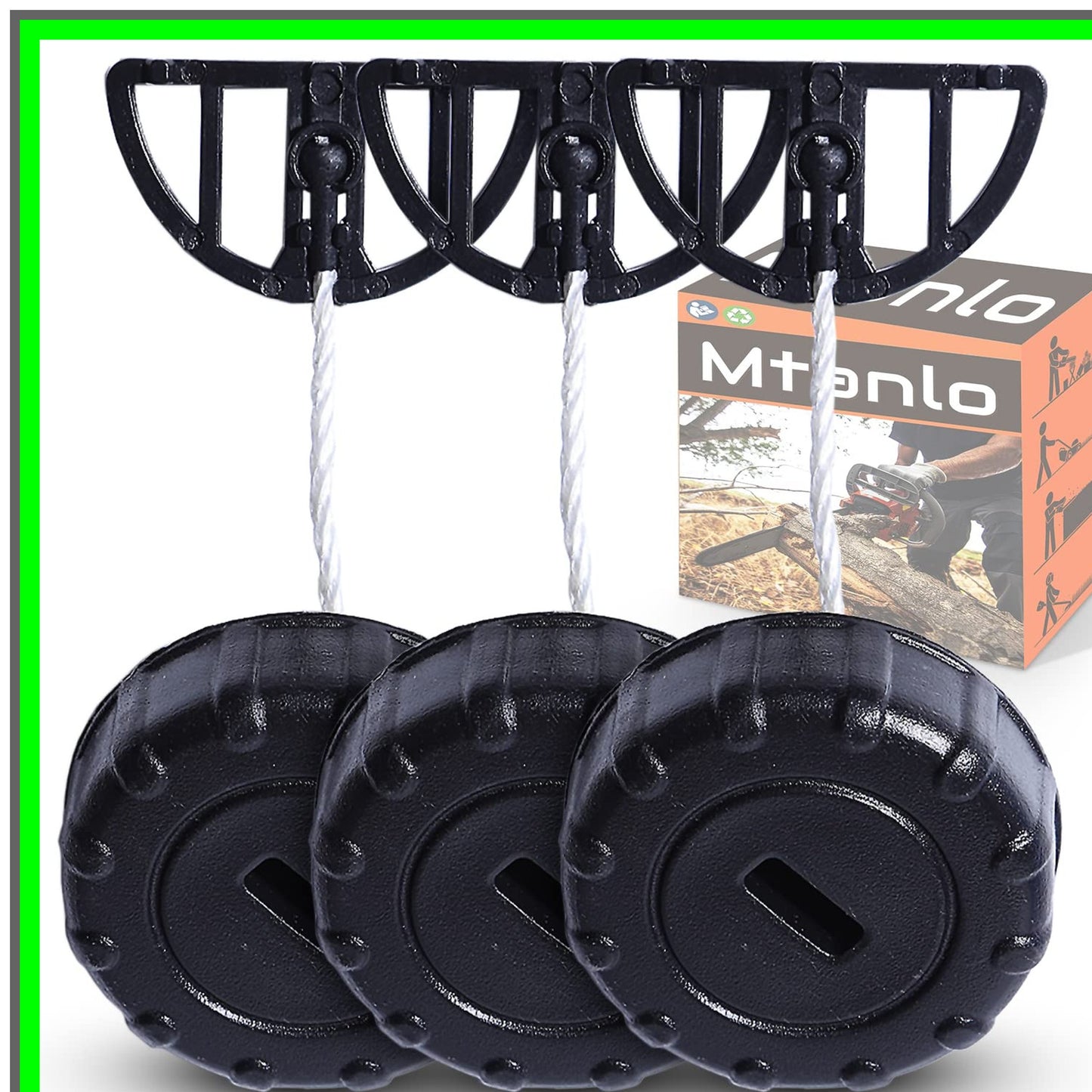 Stihl Chainsaw Fuel Cap Replacement Set for MS170 MS180 Models 3-Pack