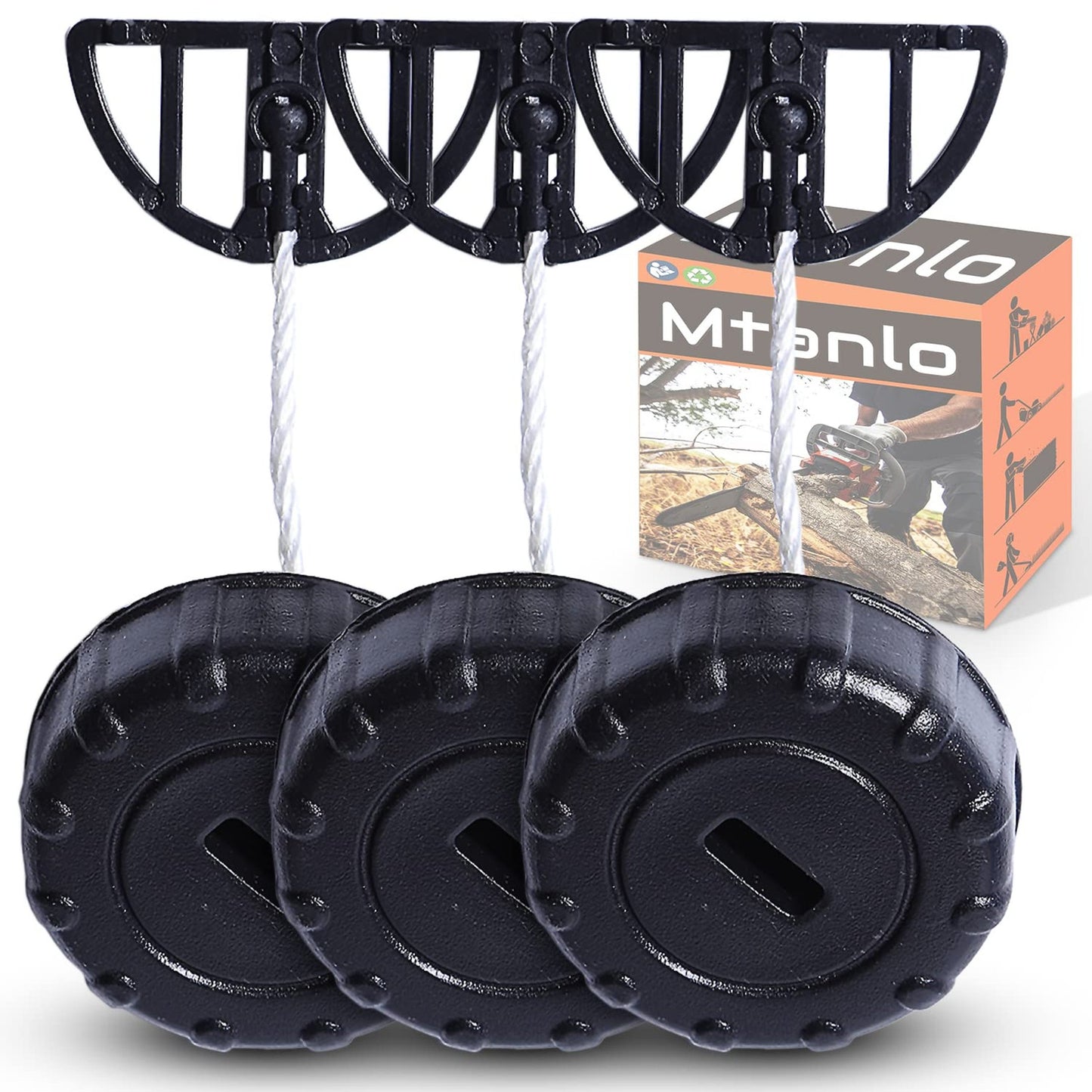 Stihl Chainsaw Fuel Cap Replacement Set for MS170 MS180 Models 3-Pack