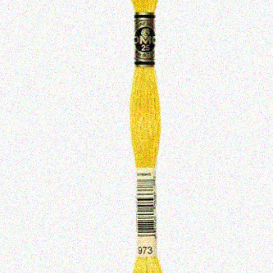 Stranded Cotton Embroidery Thread 973 Yellow