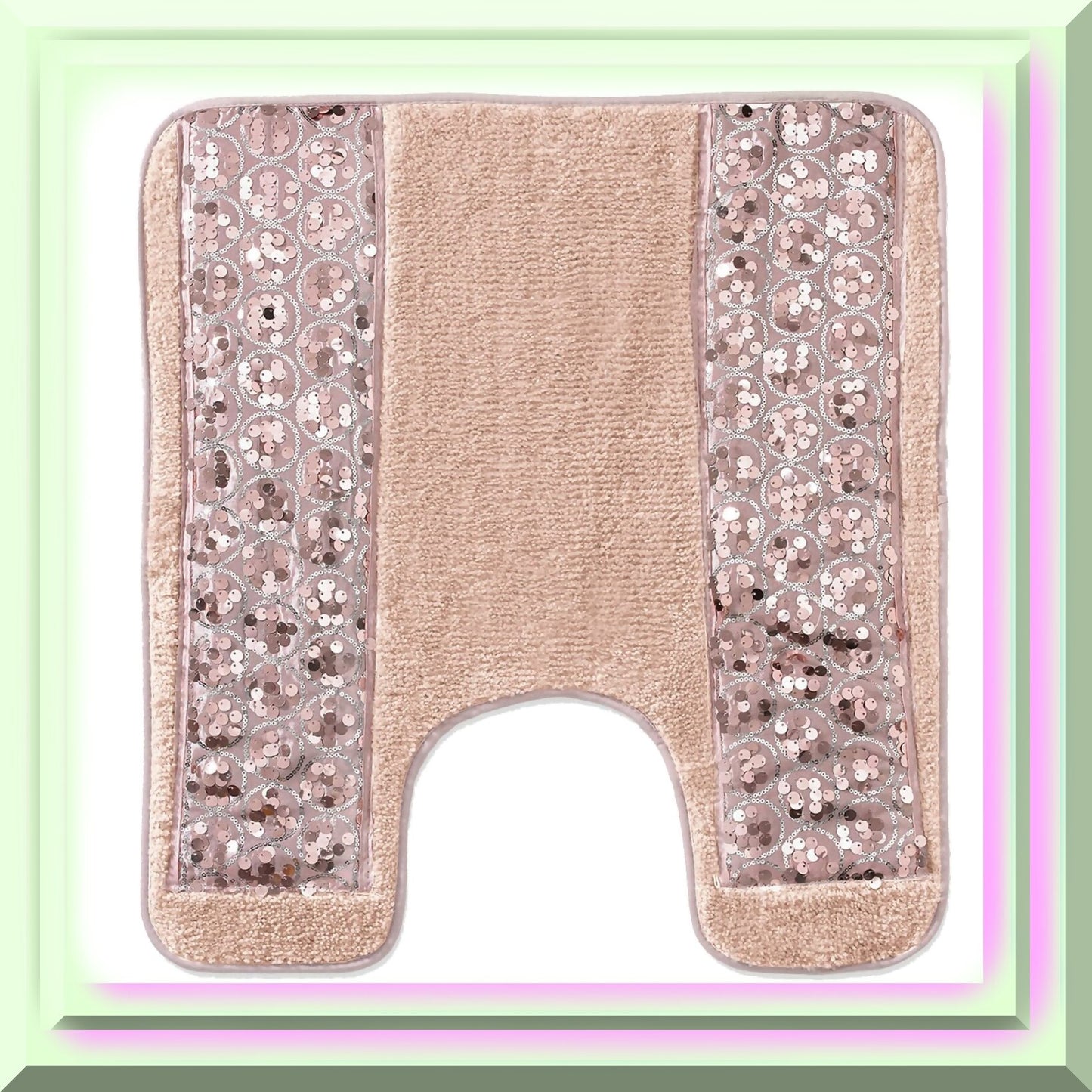 Contour Rug 21x24 Pink