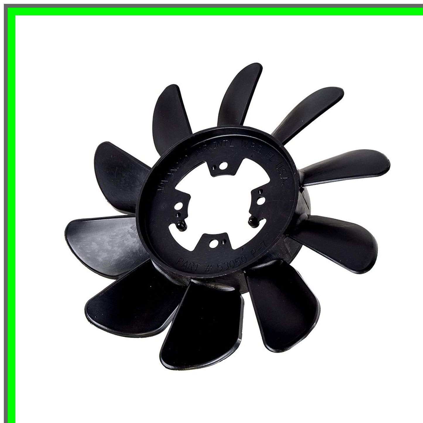 Compact 7-Inch 10-Blade High-Performance Cooling Fan