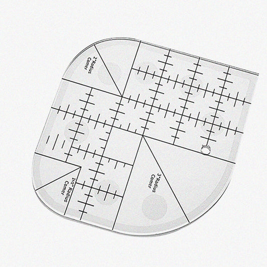 Creative Curved Corner Cutter Quilt Ruler