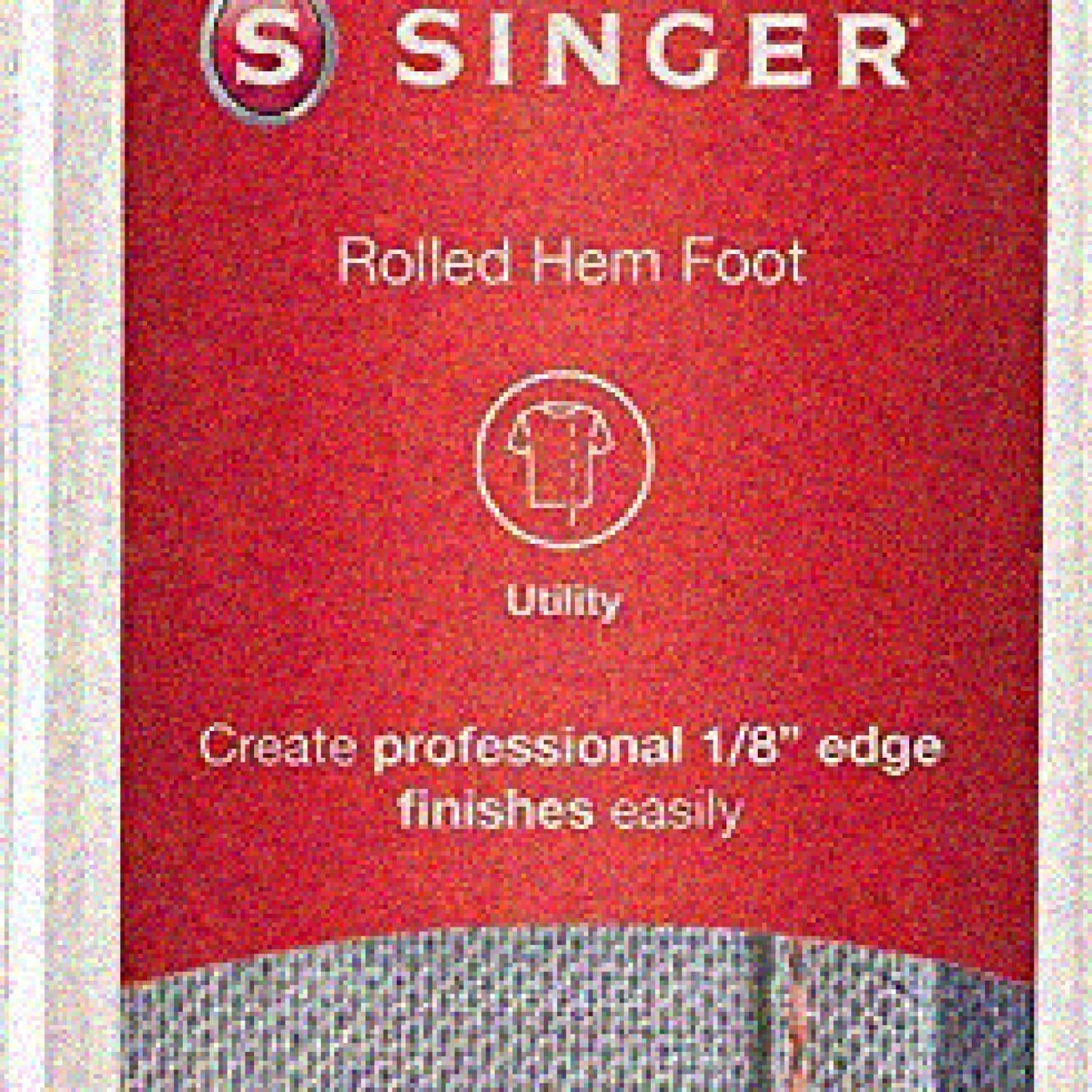 Narrow Rolled Hem Foot for Low-Shank Machines