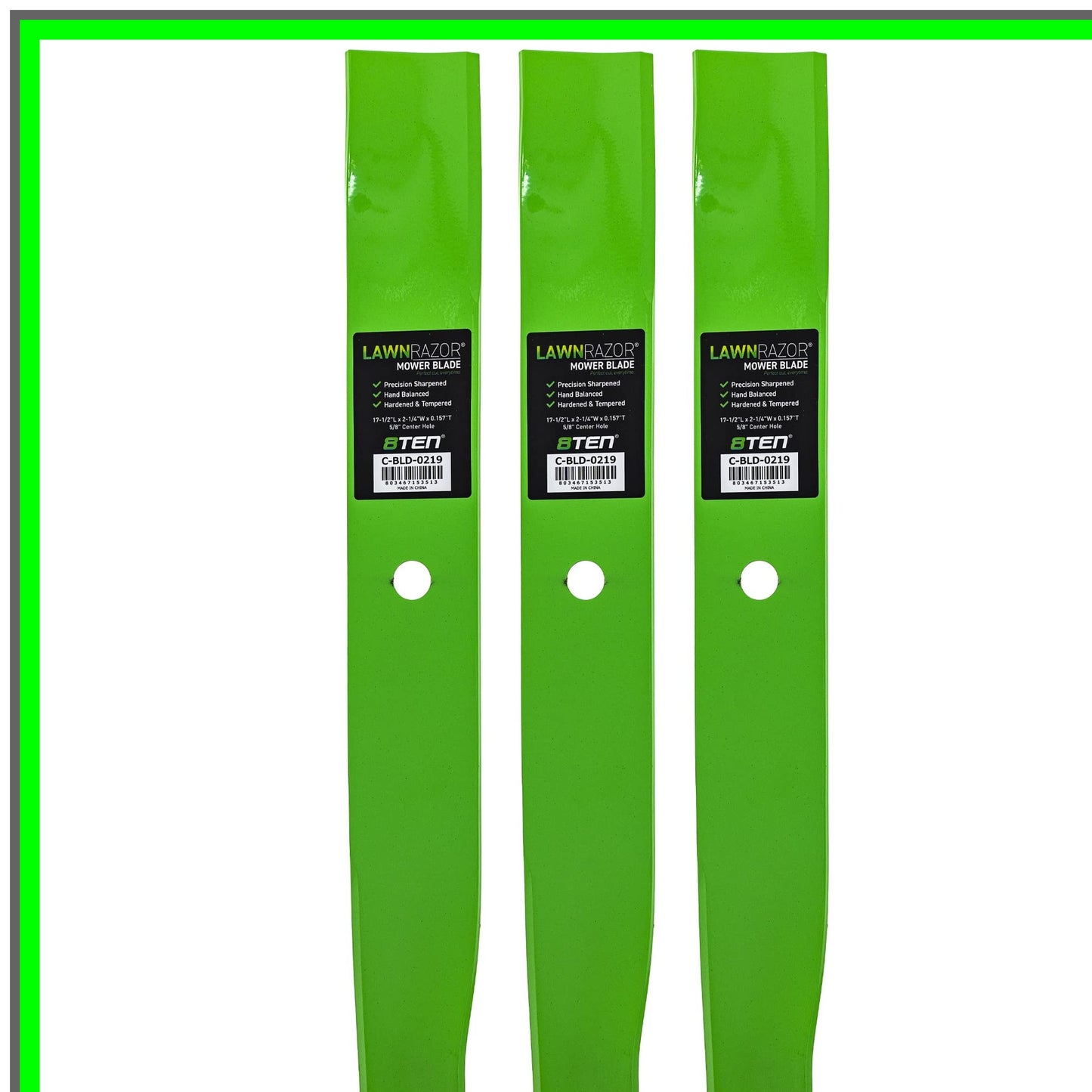High Lift Lawn Blade Set for Toro Time Cutter 50 Inch Deck 3 Pack