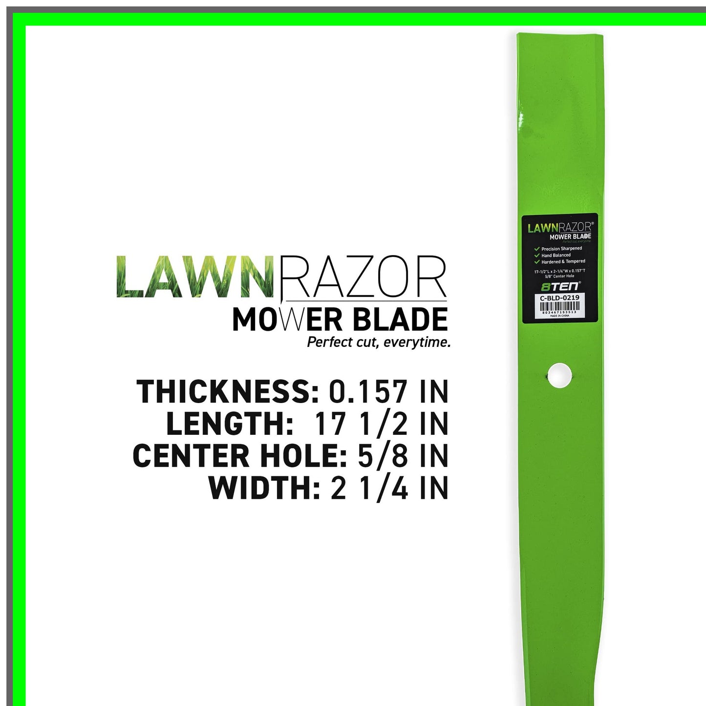 High Lift Lawn Blade Set for Toro Time Cutter 50 Inch Deck 3 Pack