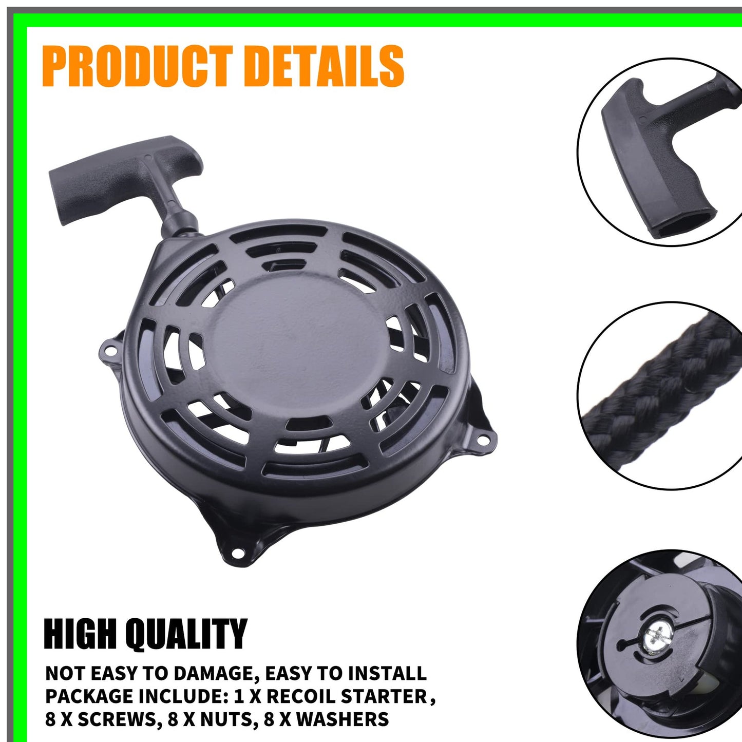 Rewind Recoil Starter for Toro Lawnboy MTD Snapper Oregon Rotary Lawnmowers