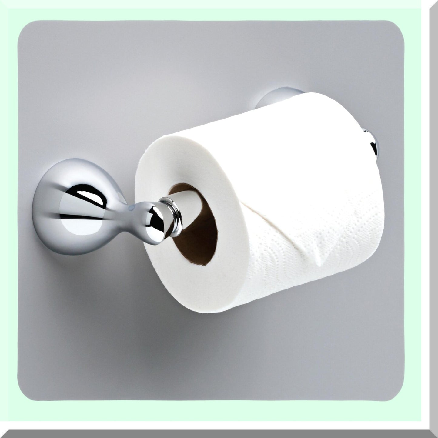 Foundations Tet Paper Holder Polished Chrome