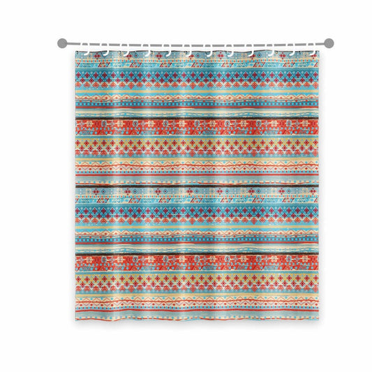 59x71inch Colorful Boho Fabric Shower Curtain