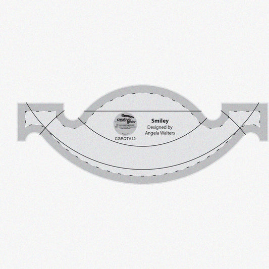 Machine Quilting Tool Smiley 3x7.5 inches