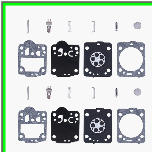 Carburetor Diaphragm Repair Kit for Husqvarna Jonsered Chainsaws 2-Pack