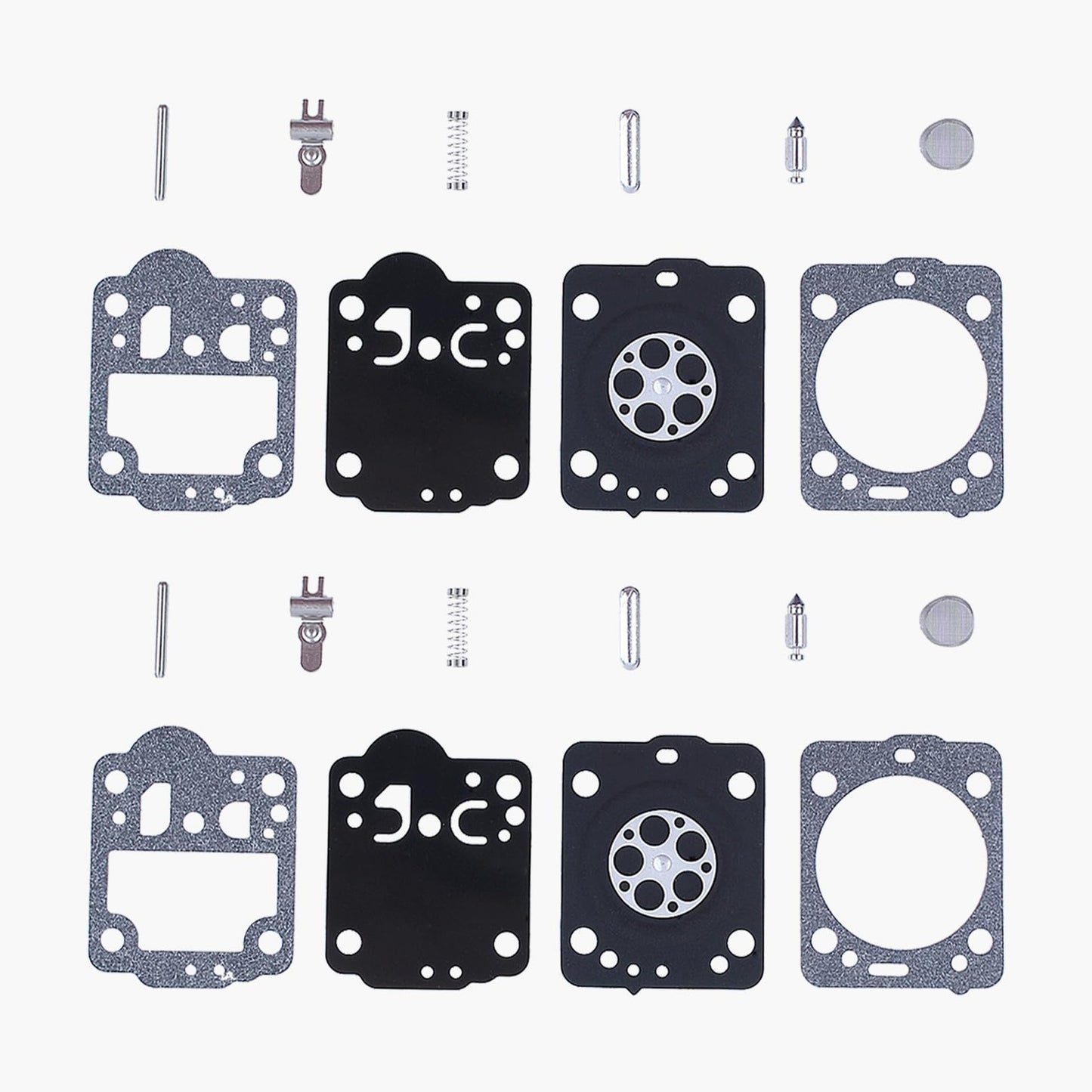 Carburetor Diaphragm Repair Kit for Husqvarna Jonsered Chainsaws 2-Pack