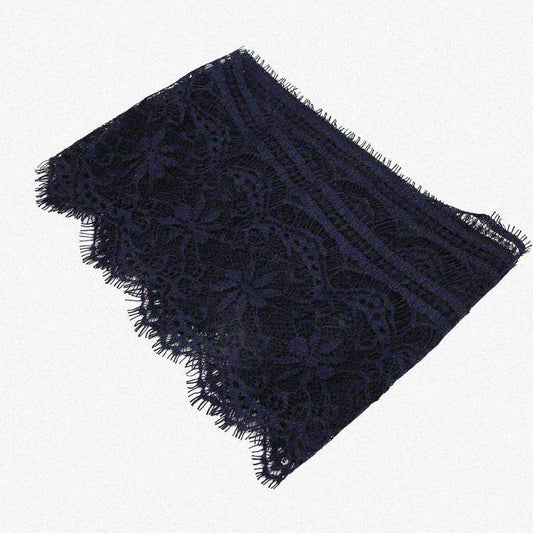 3Yard Navy Polyester Lace Ribbon