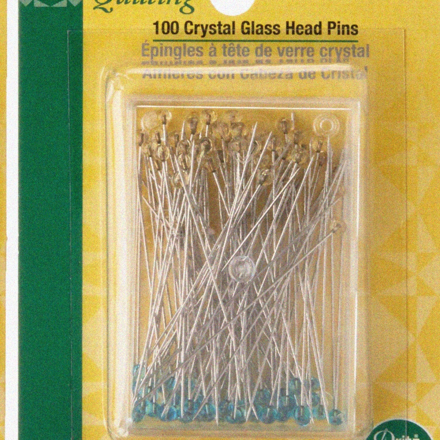 Crystal Head Pins, 1-7/8-Inch, 100-Count