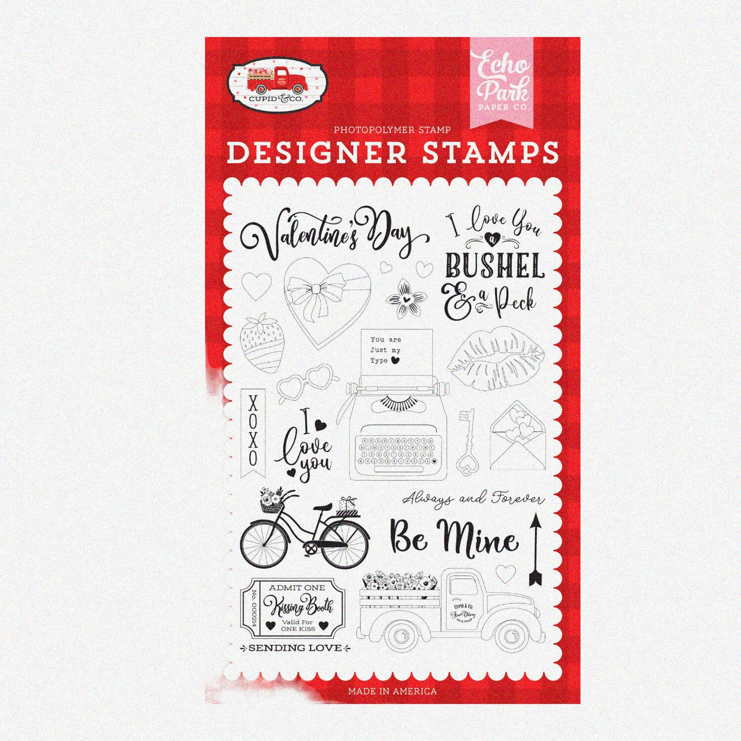 Be Mine Clear Acrylic Stamp Set