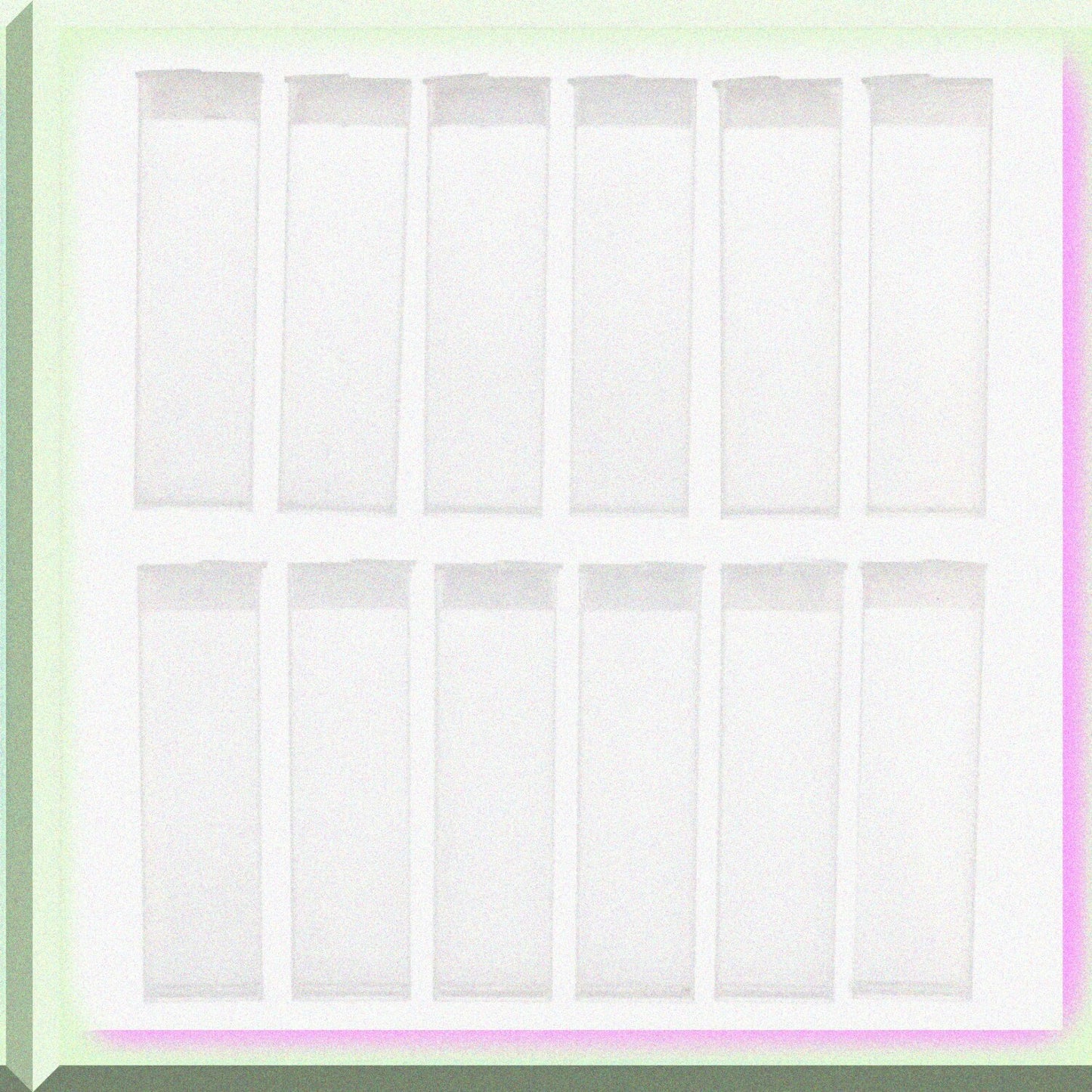 12 Clear Plastic Flip Top Storage Containers