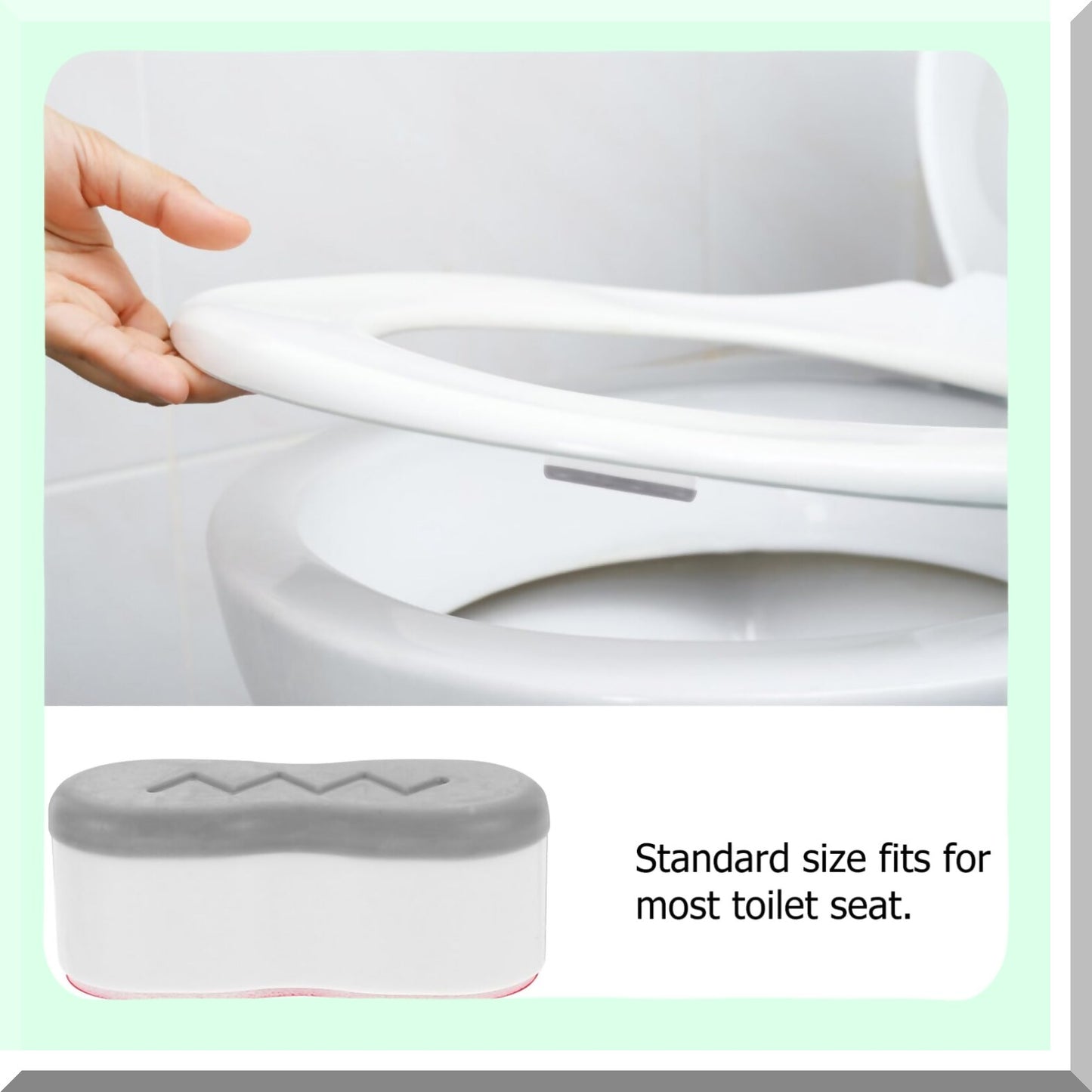 8 Pieces White Replacement Tet Seat Bumpers