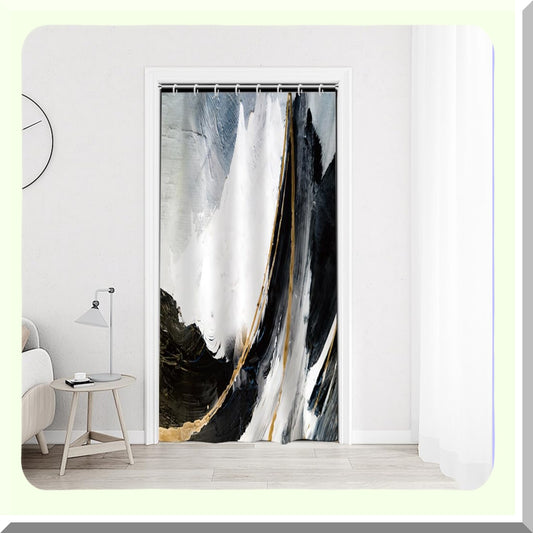 48x72 Inch Abstract Ink Painting Shower Curtain