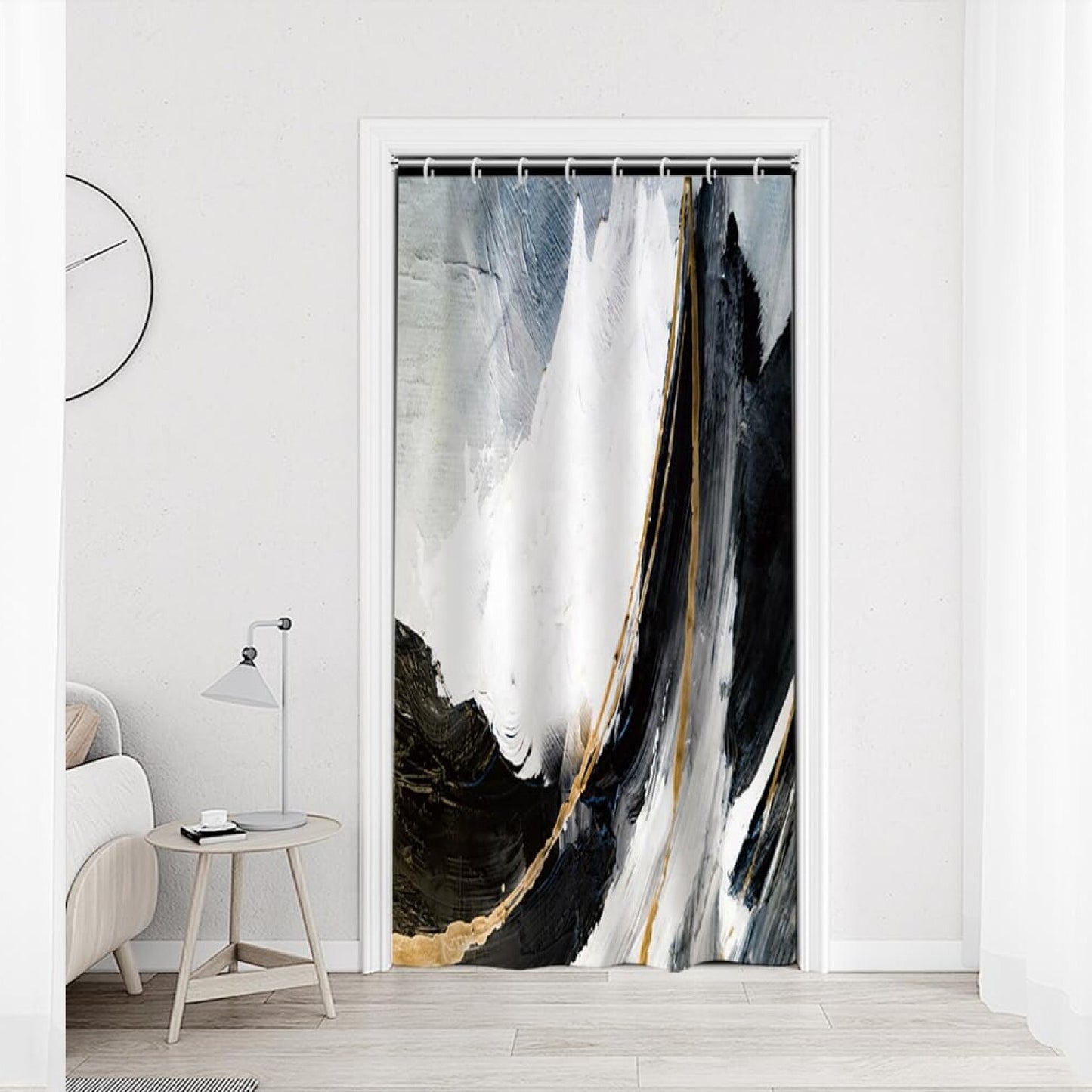 48x72 Inch Abstract Ink Painting Shower Curtain