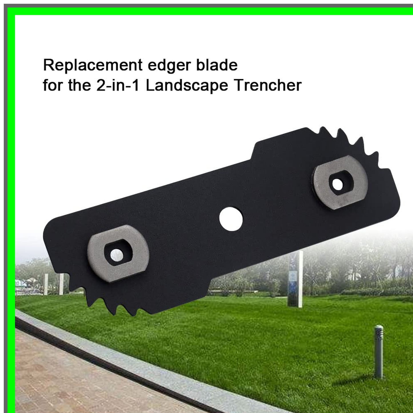 Heavy-Duty 7.5-Inch Edger Replacement Blade for Black & Decker Trimmers 2PK
