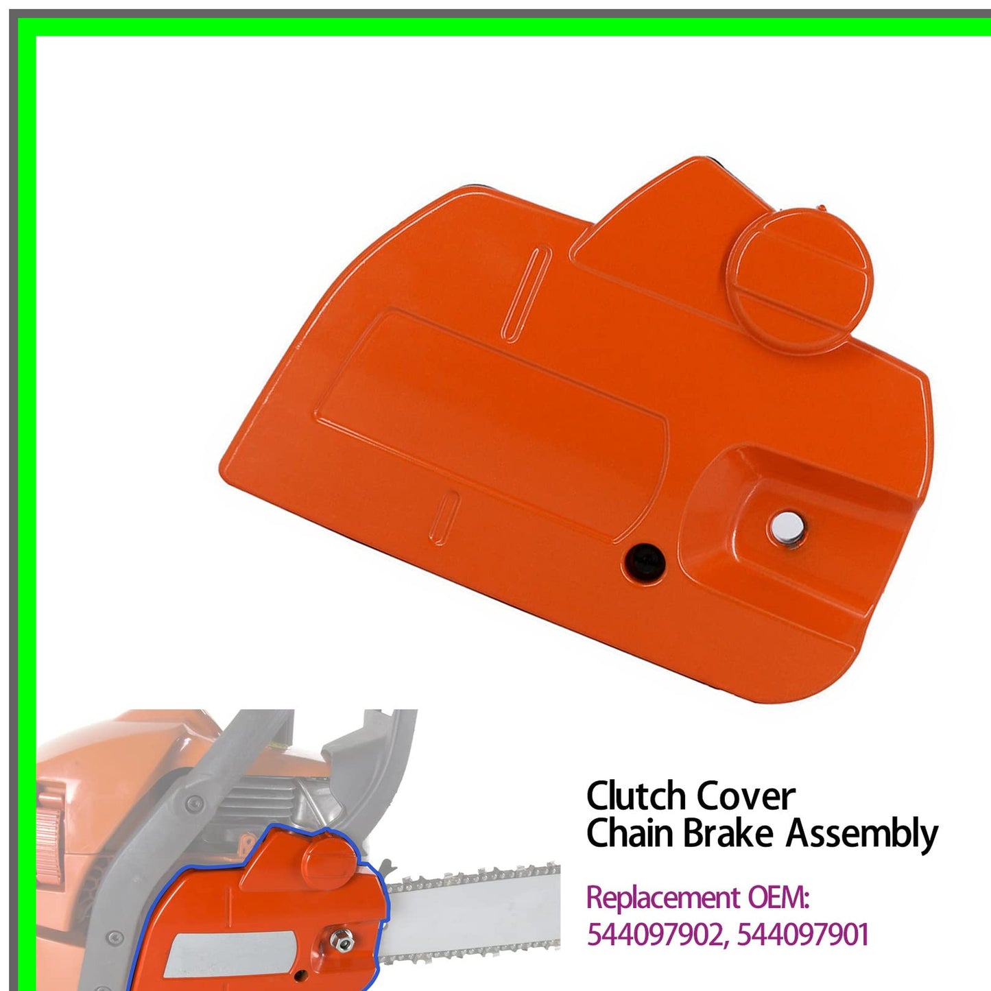 Husqvarna Chainsaw Clutch Cover Brake Assembly Replacement 544097902