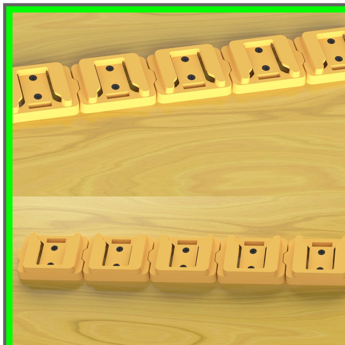 20V Battery Dock Holders - 10 Pack Storage Solution for DCB Series Batteries