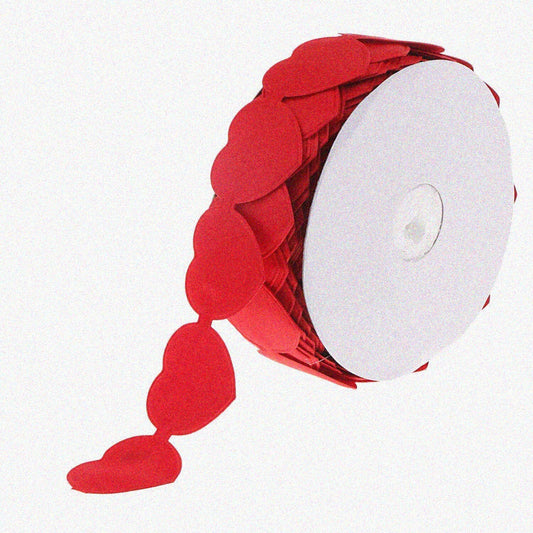 20 Yards Red Heart Lace Trim Ribbon