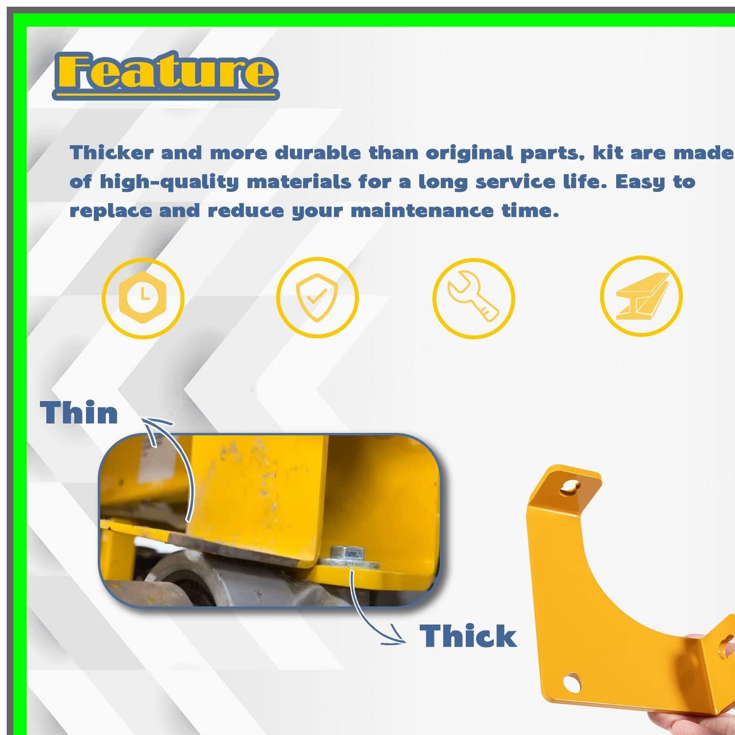 Hydro Bracket Kit for Hustler Raptor SD/SDX Zero Turn Mowers Replacement Parts