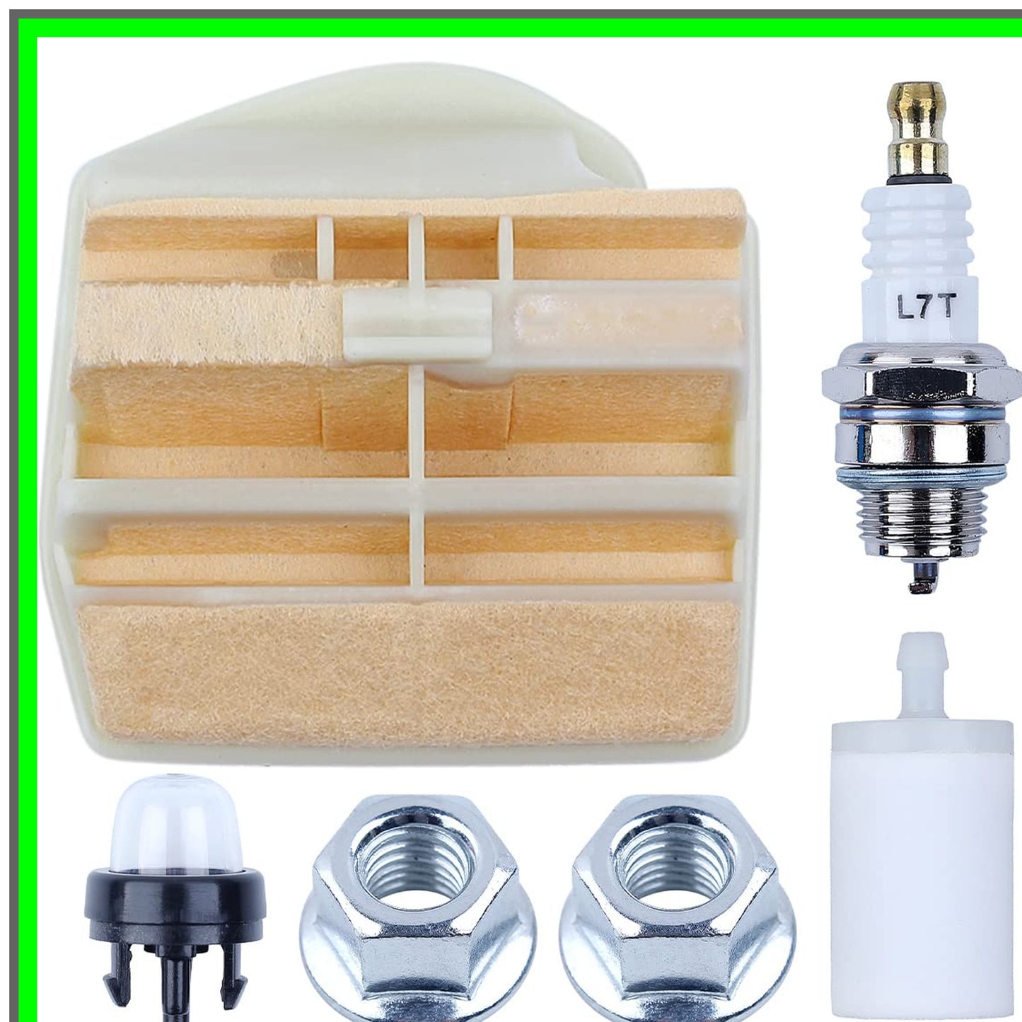 Chainsaw Tune Up Kit with Air Filter, Fuel Filter, Spark Plug, and More