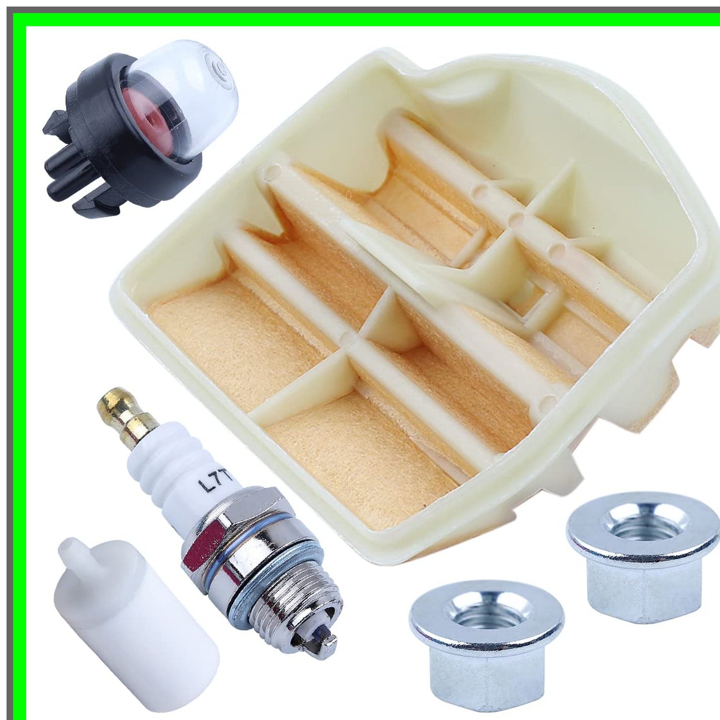 Chainsaw Tune Up Kit with Air Filter, Fuel Filter, Spark Plug, and More