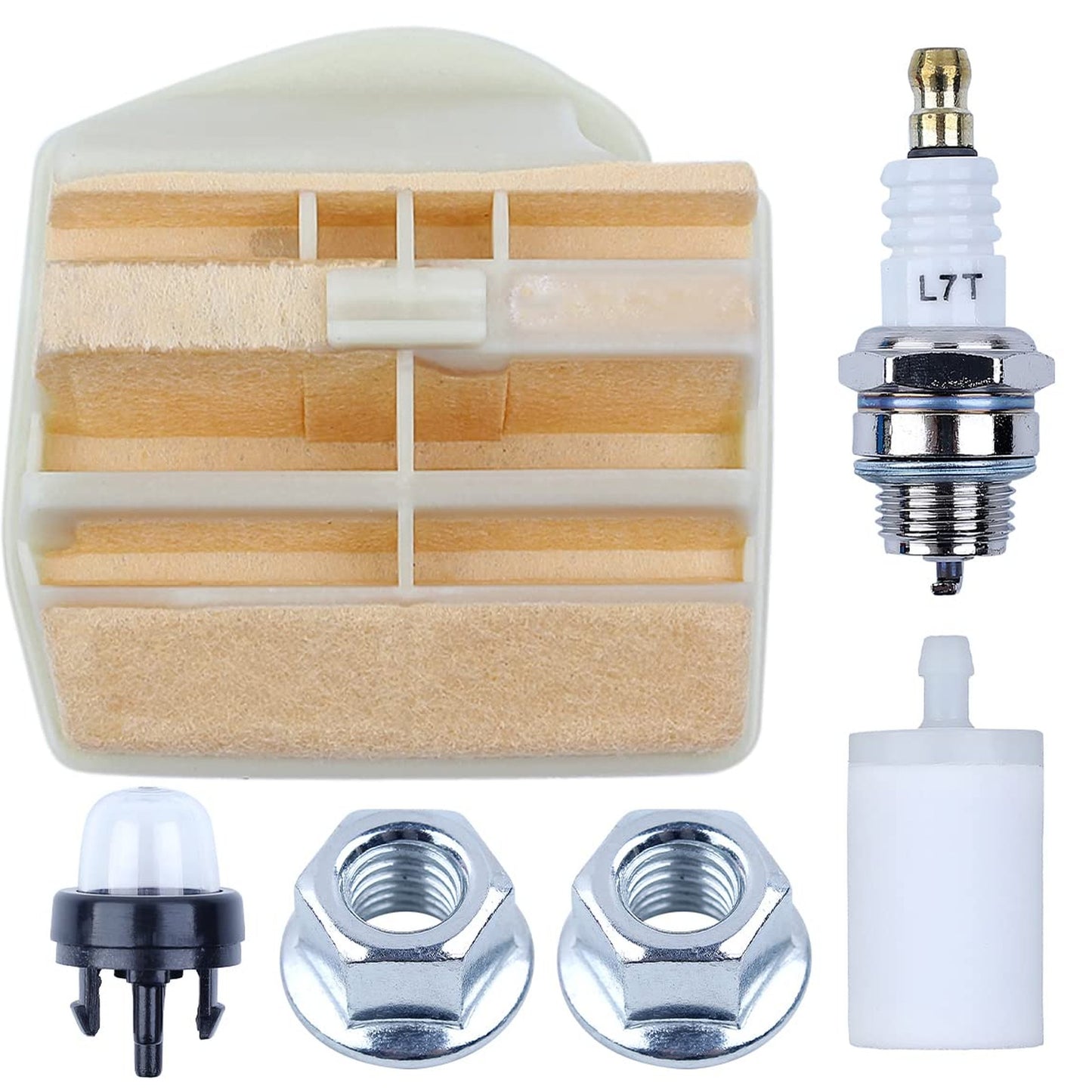 Chainsaw Tune Up Kit with Air Filter, Fuel Filter, Spark Plug, and More